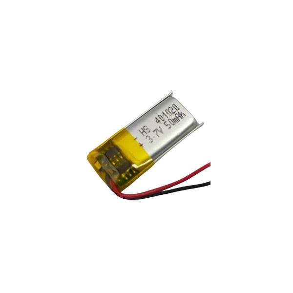 3.7V　約50mAh　約21.9mm×約9.7mm×厚約3.9mm　工作用リチウムイオン充電池　充放電基板付　USBから充電　1個入　＜kei-756＞