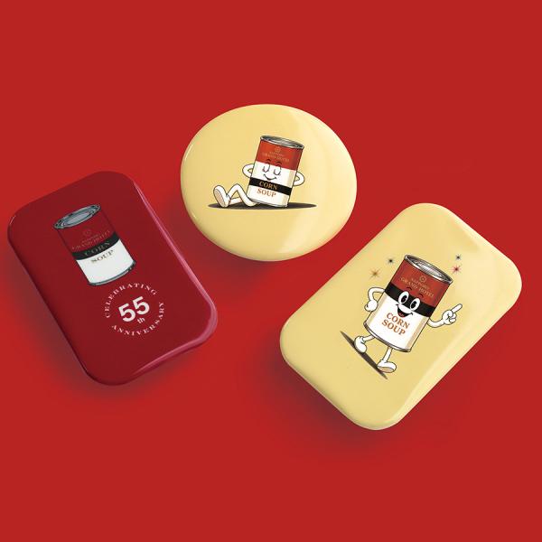 オリジナル缶バッジ コンプリートセット 札幌グランドホテル 限定 オリジナル バッジ バッチ オリジナルキャラクター