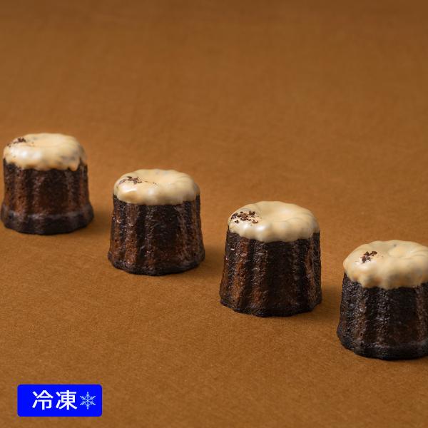 フランスの伝統菓子カヌレ。ご自分用やギフトにおすすめです。フランスの伝統菓子カヌレ。外側はカリッと香ばしく、中はしっとりと卵の風味を感じる美味しさ。銅型で焼き上げた可愛らしい形も特徴のひとつ。ご自分へのご褒美にも、大切な方へのギフトにもおす...