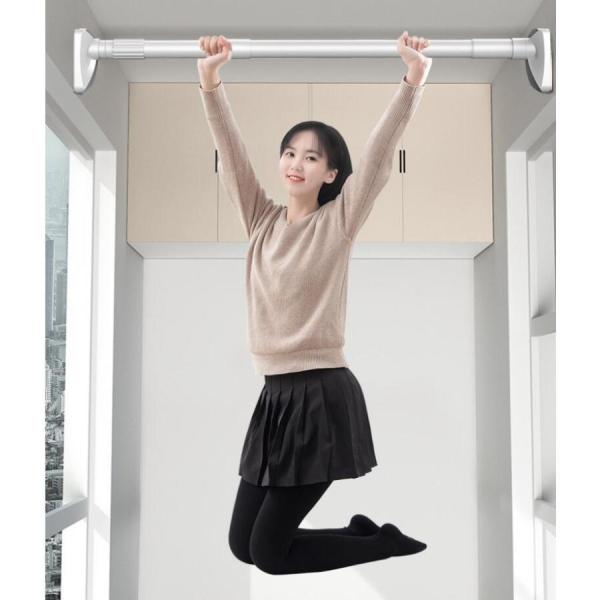 突っ張り棒製品 工具不要 簡単取り付けるくぎネジ パンチを使わず、突っ張るだけで簡単に取り付けられます、 製品には微調整ナットが付いており、接触面の力や要件に応じてナットの圧力を調整することができます，取り付けがしっかりしているかどうかを避...