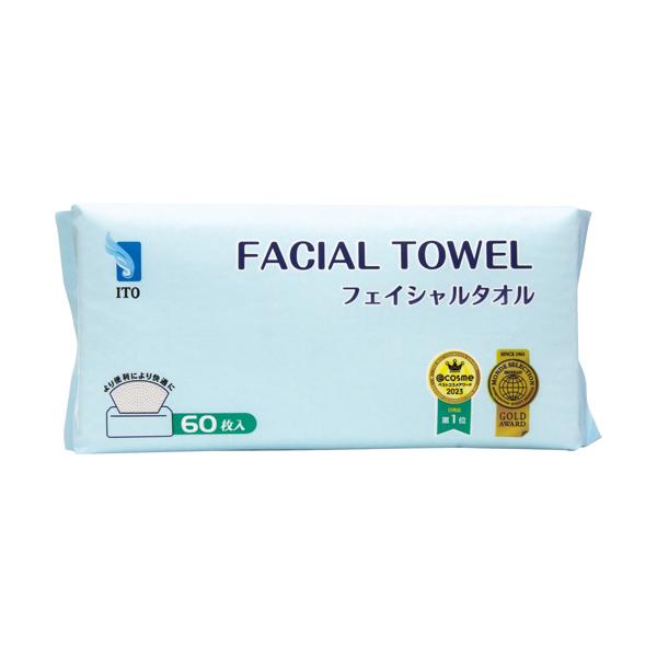 ITO フェイシャルタオル 60 枚入り