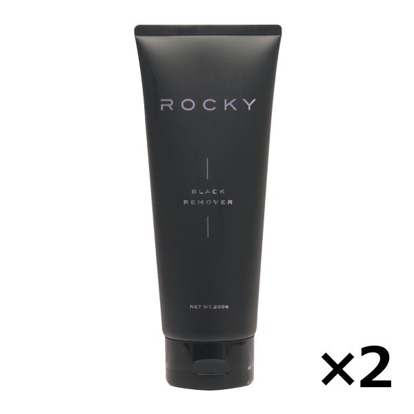 最短5分でスキンケアする除毛クリーム！！天然由来の11種の保湿成分が洗い流し後もしっとりとした肌に導きます。VIO完全対応、女性も使用出来ます。【医薬部外品】ROCKYブラックリムーバー 200g 最短5分 スキンケア 除毛クリーム VIO...