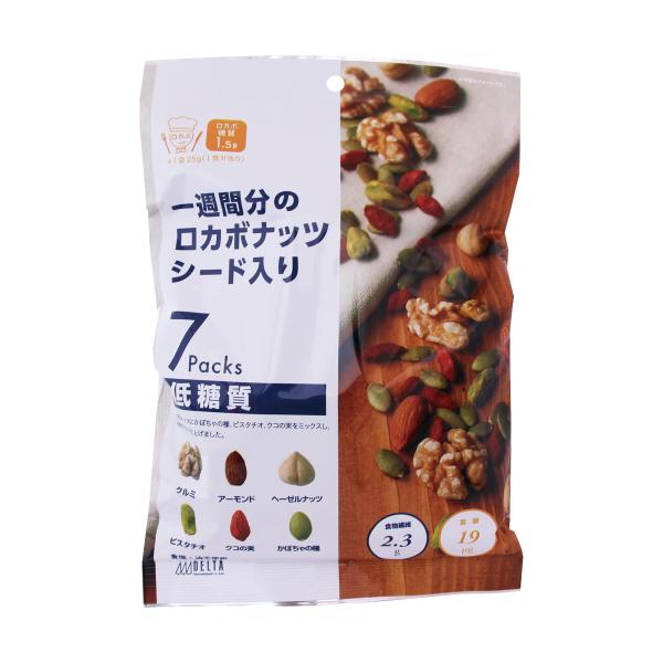 他サイト： ミックスナッツ ロカボナッツ シード入り(7袋入) 低糖質 ナッツ 1000円ポッキリ ピスタチオ クルミ アーモンド 防災食品 非常食 保存食 (賞味期限2025/12/18)の商品画像