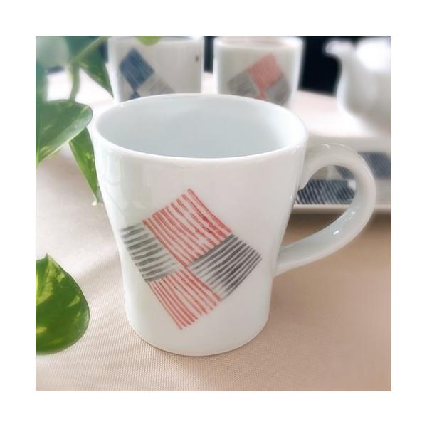 波佐見焼 有田焼 マグカップの人気商品・通販・価格比較 箱付きギフトセット マグカップ 有田焼 波佐見焼 花絵蒔マグ(マグ・コースター・ティースプーンセット) 椿 花柄 ギフト |和食器 陶器 三階菱