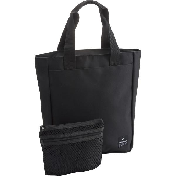 エマージョン トートバッグ(ポーチ付) E-B0007BK ギフト エマージョン トートバッグ(ポーチ付) E-B0007BK ギフト