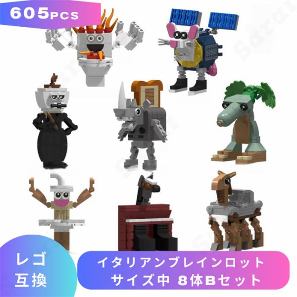 1980年代からレゴの特許が切れて、各国にてレゴと互換性のある製品が出てきましたが、こちらの商品も同様に、レゴと互換性があります。  ポッチの大きさは同じなので、 レゴと組み合わせて遊ぶ事が可能です。  ◆商品内容・本体・箱なし・カラー説明...