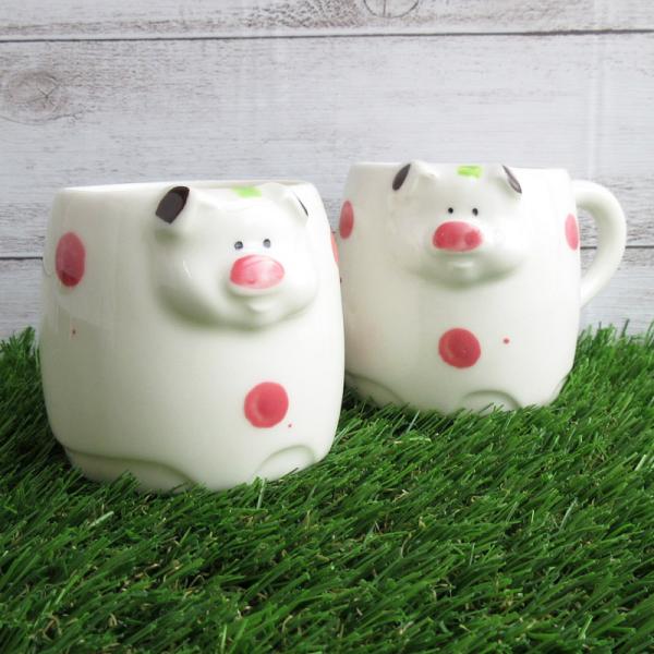 ミニカップ かわいい デザートカップ 可愛い ぶた ピッグ ブタ 豚 動物 アニマル ファンシー マグカップ カップ / ブタマグ