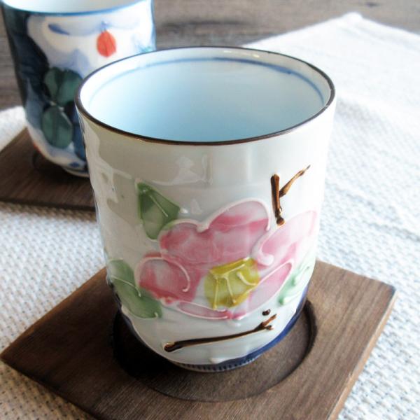 【商品名】一珍 ピンクの椿 湯飲み【規格】アウトレット【サイズ】直径 約6.6cm×高さ 約8.6cm【重量】約150g【容量】満水時 約200cc【素材】日本製陶磁器（美濃焼）　電子レンジ…OK　食器洗浄機…OK　オーブン…NG【商品説明...