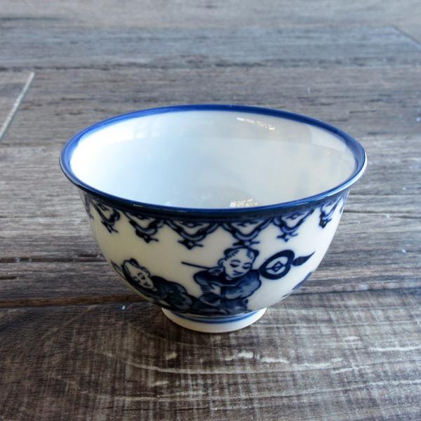 中国　清時代　染付　湯呑み3点　送料込み250131 中国 清時代 染付 湯呑み3点 送料込み250131 中国 清時代 染付