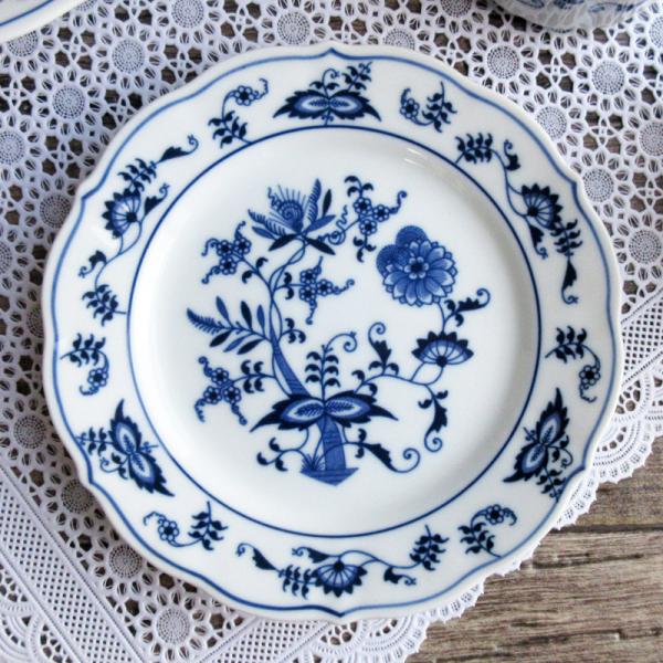 ブルーダニューブ 平皿 2枚　BlueDanube ケーキ皿4枚　菓子皿1枚 ブルーダニューブ コンポート ケーキスタンド ケーキ皿 大皿 盛