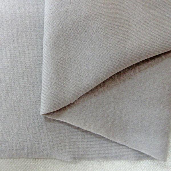 裏起毛ハイテンション2WAYニット（82-30031）無地（ライトグレー）素材：ナイロン71%ポリエステル21 pu%生地巾：155cmMADEinJAPANネコポス便（送料250円）数量1（50cm）のみ可能です〜暖か裏起毛ハイテンション...