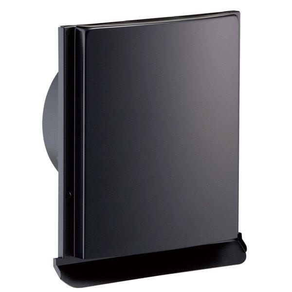 【サイズ】　呼び径：φ150ｍｍ　横幅 : 192mm　縦幅 : 200.5mm　奥行（出幅）: 32.5mm【カラー】　ブラック色【材質】フード : SUS304 (t0.5)ベースプレート : SUS304 (t0.5)パイプガイド :...