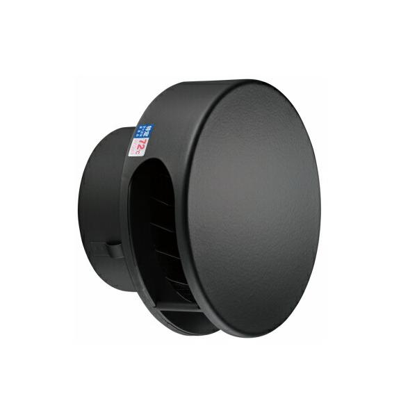 更科製作所　換気フードSFD-100 BK ブラック 7個セット　新品未使用 株)更科製作所 換気口 SFD-100BK-KT 円型フラットタイプフード付ガラリ