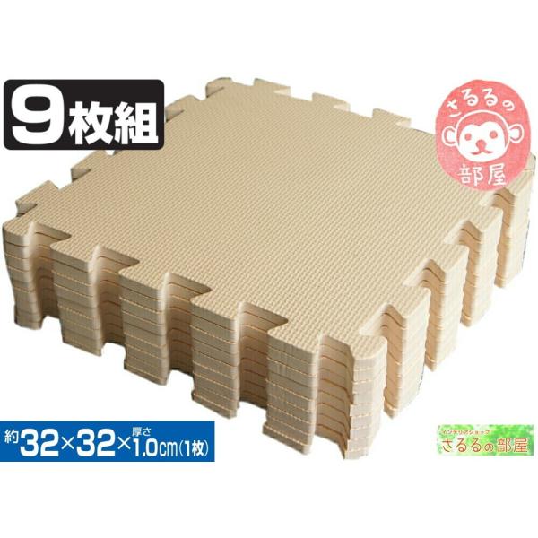 【サイズ】　約３２ｃｍｘ約３２ｃｍｘ約１ｃｍ／１枚あたり＜＜参考＞＞　約９６ｘ１９２ｃｍ／１８枚連結時【素材】　ポリエチレン（発泡ＥＶＡ樹脂）【原産国】　中国