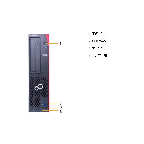 FMV-ESPRIMO 富士通 デスクトップ ESPRIMO D558 第8世代Intel Pentium