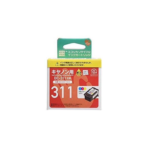 エコリカ リサイクルインクカートリッジ Canon BC-311 PIXUS iP2700