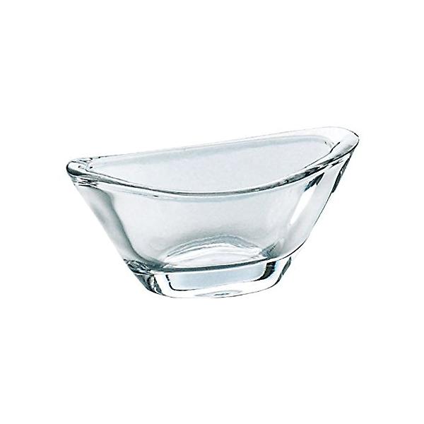 東洋佐々木ガラス 小皿 クリア 約10×5.2×4.2cm 花かざり 器 オーバルディッシュ TS44008