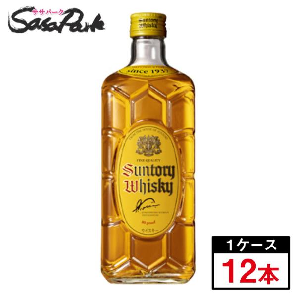 サントリー ウイスキー 角瓶 700ml×12本 Alc.40%  ハイボール 角ハイ ウィスキー 定番 人気 瓶 炭酸割り まとめ買い 角ビン ガラス