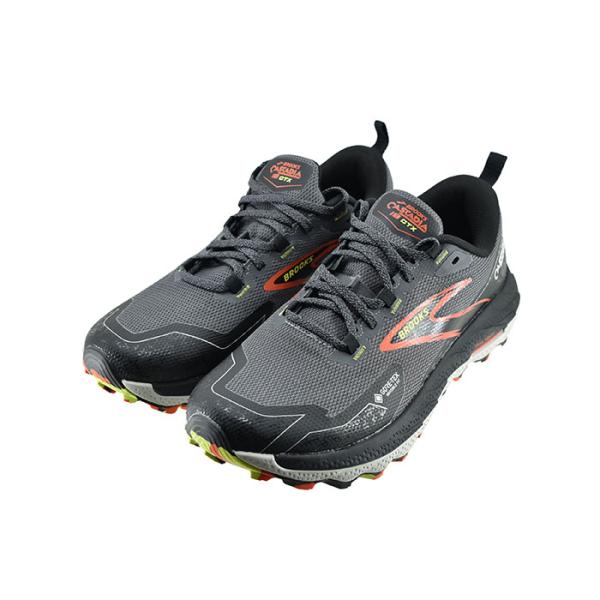 BROOKS ブルックス Cascadia18 GTX カスケディア18GTX (Blackened Pearl/Black/Tomato)