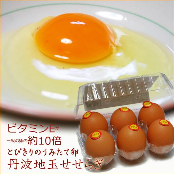 丹波の新鮮な水と空気の中で育つ赤鶏から生まれた、 とびきりのうみたて卵を直送！緑豊かな丹波の地にある「解放鶏舎（ゆとりをとったケージ飼い）」の中で、太陽の光を受けた健康な赤鶏。その中でも、丹波地玉「せせらぎ」は、生後130日頃から専用配合飼...