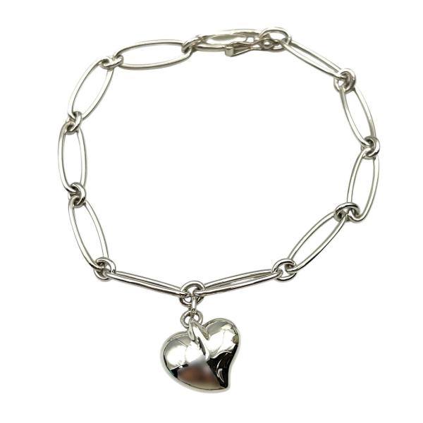 TIFFANY&Co.（ティファニー） ブレスレット カーブドハート シルバー
