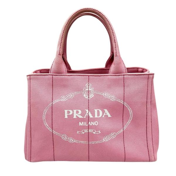 PRADA プラダ ハンドバッグ カナパ B2439G キャンバス ピンク