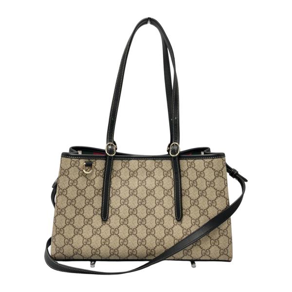 GUCCI（グッチ） トートバッグ GGエンブレム ミディアム 2way 815214