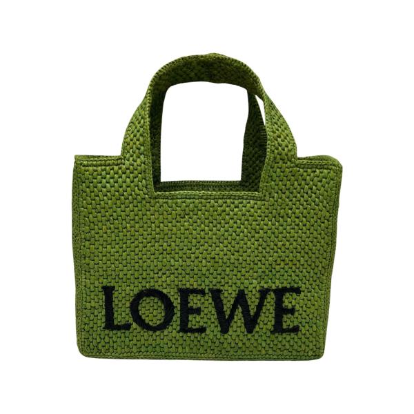値下げ　LOEWE かごバッグ /グリーン　スモール　美品 やし様専用 LOEWE かごバッグ /グリーン スモール 美品 - メルカリ
