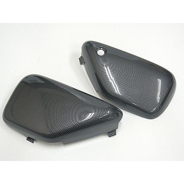 HONDA CB400SS NC41 カーボン調 サイドカバー 左右セット :10001356