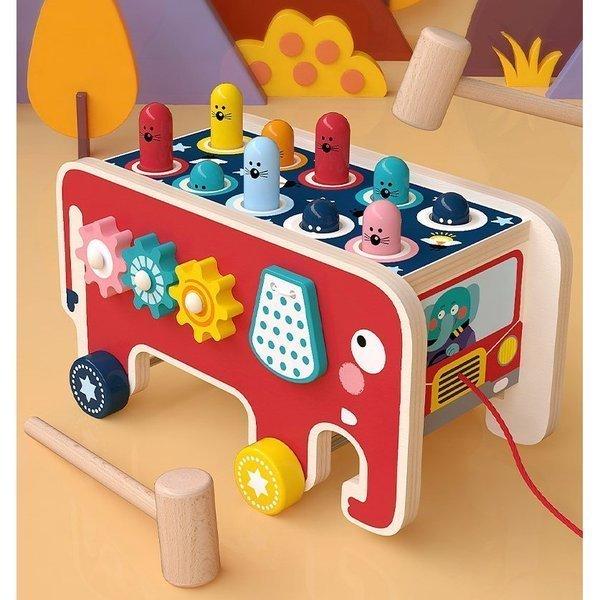 知育玩具 おもちゃ ハンマートイ 送料無料 車 クリスマスプレゼント 誕生日プレゼント 積み木 男の子 女の子 1歳 2歳 3歳 木のおもちゃ 大工さん Toy441 Satata 通販 Yahoo ショッピング