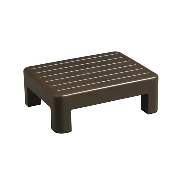 サイズ:高さ13cm色:ブラウン踏台使用時耐荷重:100kg置台使用時耐荷重:20kgスベリ防止ゴム付