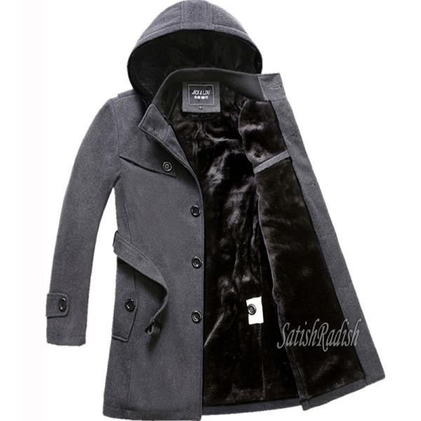 チェスターコート メンズメルトン シングルボタンアウター ベルト付き ロングコート 無地長袖 裏ボア裏起毛 シンプル ブレザー カジュアル 秋冬物 Buyee Buyee Japanese Proxy Service Buy From Japan Bot Online