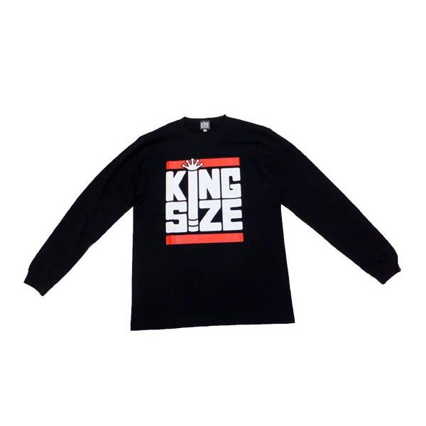 【新品未開封】KING GUM 長袖カットソー KINGSIZE（キングサイズ） 長袖Tシャツ INSERTS BLUNT L/S TEE/BLACK