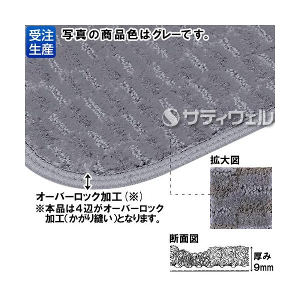 �R�l �G���n���X �}�b�g 1000 900×750mm �O���[ E1 GRA 900X750(��������)(�󒍐��Y�i)