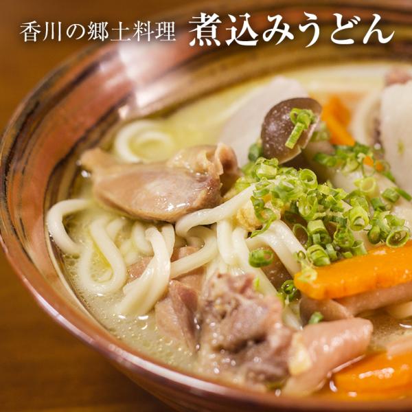 地元香川の郷土料理「煮込みうどん」さぬきうどんとは違った優しい味わいです。寒い日にほっとした気持ちになる懐かしい味をお楽しみください。合わせ買いにおすすめのお得商品。送料無料の10食セットもございます。※2019年　「料理の鉄人」三國清三プ...