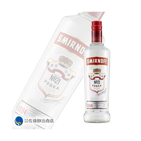 1864年、ウオッカ発祥の地・ロシアで、ピョートル・A・スミノフによって誕生。19世紀、ロシア皇帝御用達の栄誉を受けた、正統派のプレミアムウオッカです。◆容量：750ml◆アルコール度：40%◆メーカー：?キリンビール