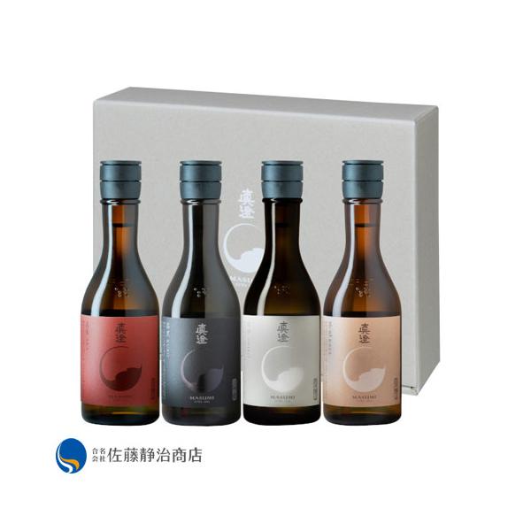 日本酒 プレゼント ギフト｜真澄 フラッグシップ 300ml 4本ギフトセット