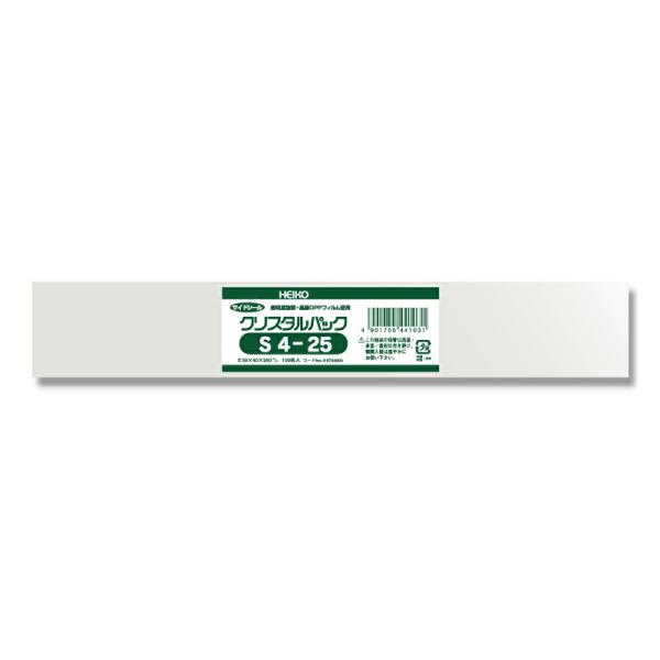 透明　OPP袋　クリスタルパック　S4-25(40×250mm)　100枚