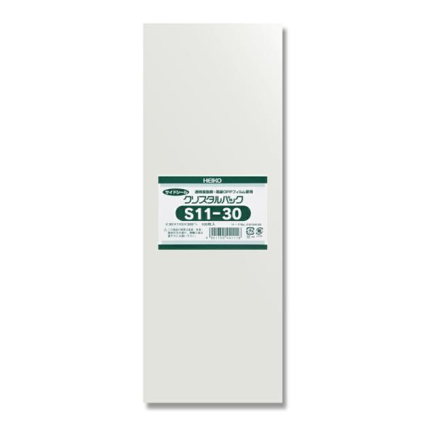 透明　OPP袋　クリスタルパック　S11-30(110×300mm)　100枚