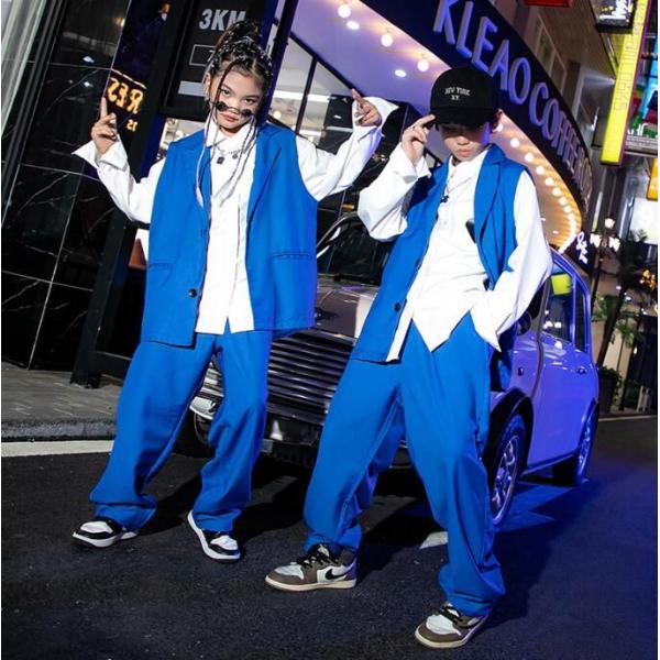 【商品詳細】 2点セット：ベスト＋パンツ 3点セット：ベスト＋パンツ＋白Tシャツ 至急にご使用頂く場合、事前にメールにて納期をご確認ください ステージパーフォーマンス演出服　ダンス試合専門服　レッスンウェア　撮影衣装　多用途♪ ■サイズ 普...