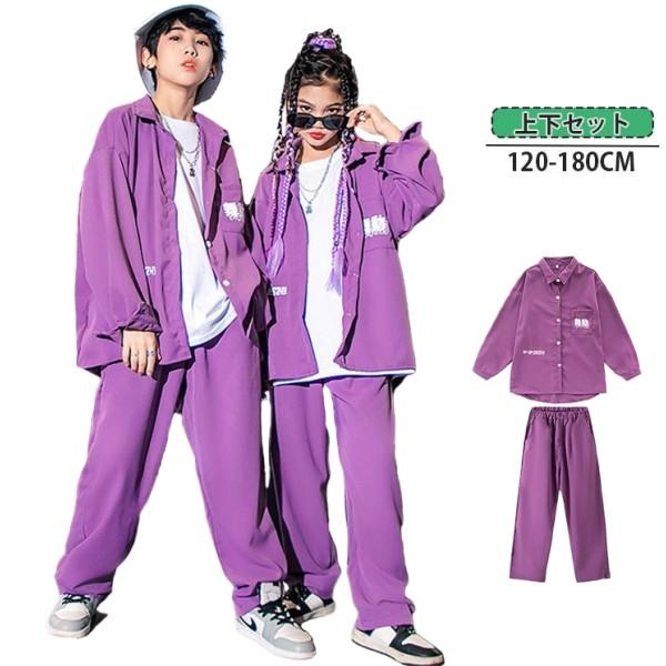 FCRB PDK ジャケット パンツ　セットアップ＋半袖Tシャツ　3点セット　紫 Amazon.co.jp: 子供服 セットアップ 女の子 夏服 キッズ 半袖
