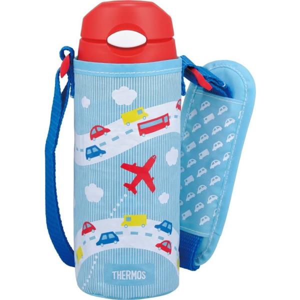 サーモス 水筒 真空断熱 ストローボトル 400ml スカイブルー FHL400F SKY 保冷専用