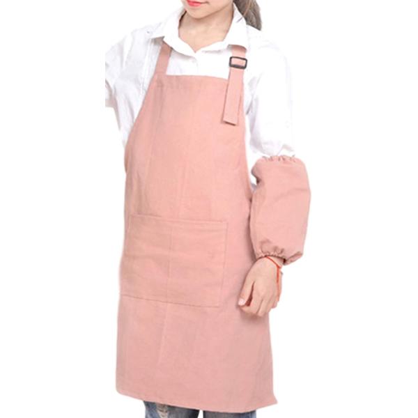 アクアミー『子供 無地コットンエプロン』
