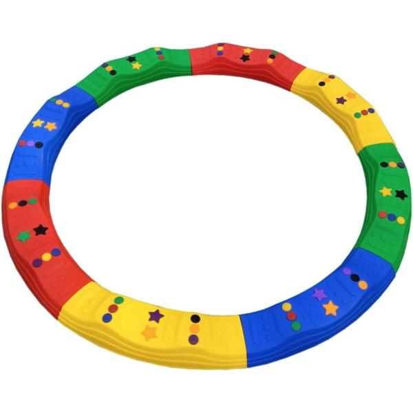 バランス調整をプレイおよび促進する無限の方法：1セットのバランススプテッピングストーンには、さまざまなサイズと5種類の色の5％ブロックが含まれます。子供たちは、バランスと調整スキルのトレーニングのために歩いたり、立ったり、ジャンプしたり、飛...