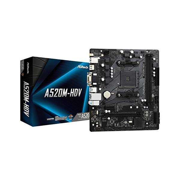 ASRock(アスロック) ASRock A520M-HDV /  Micro ATX対応マザーボード A520M-HDV 返品種別B