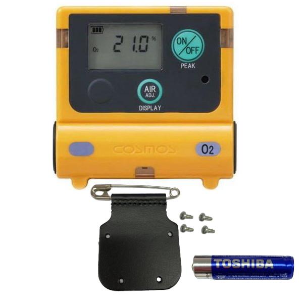 新コスモス電機 酸素計 XO-2200 装着用安全ピンつきで装着簡単な
