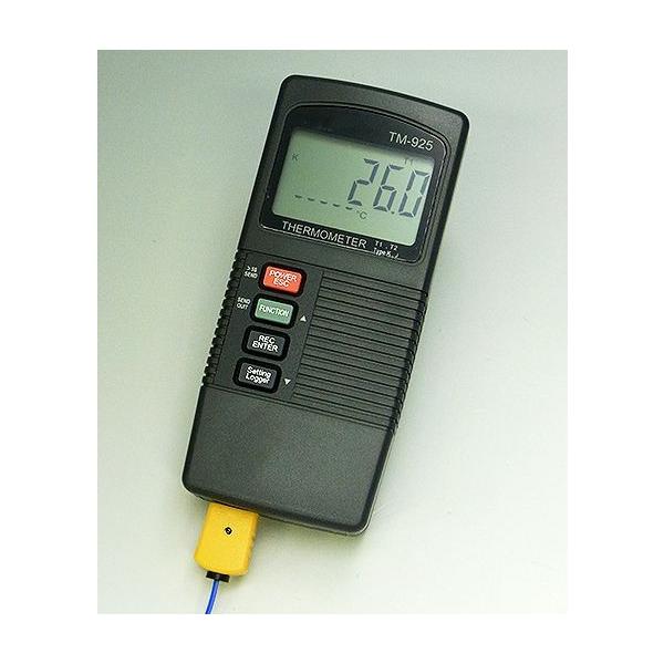サトテック デジタル2ch温度計TM-925（K熱電対素線センサ1本つき） :OTM-002-01:測定器専門の佐藤商事ヤフー店 通販  