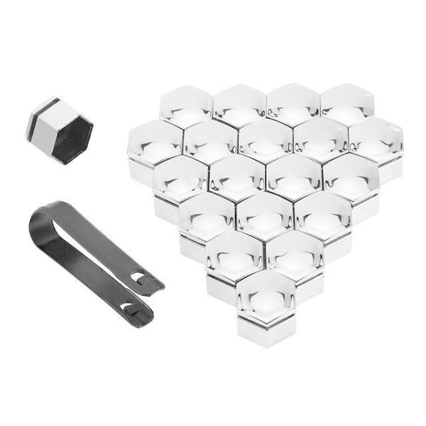 100% 新品で高品質!ネジの錆びを防ぎます。耐久性と丈夫さ取り付けが簡単、ナットカバーをボルトにまっすぐ押すだけ車のホイールボルトを保護および装飾することができるホイールナットカバー。あなたのホイールナットやボルトのサイズをチェックし、ご...