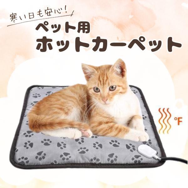 犬や猫などかわいいペットを寒さから守るペット用ホットカーペットです。スイッチを入れるだけで簡単暖房で防寒対策に！省エネでお財布にも優しくペットだけでなく飼い主さんも大満足間違いなし！サーモスタット（温度制御）機能搭載で、加熱や漏電による火災...