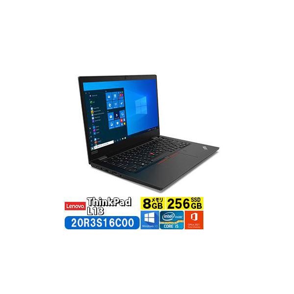 レノボ Lenovo ThinkPad L13 20R3S16C00 Windowsノート 13.3型 Windows 10 Pro Core i5  オフィス付 8GB (20R3S16C00)